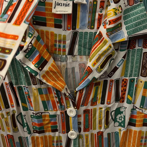 Joanie Book Print Midi Dress - Picture 3 of 6